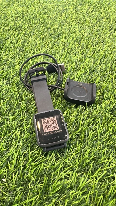 Часы Amazfit Bip S (A1821), Унисекс, Чёрный, Резиновый