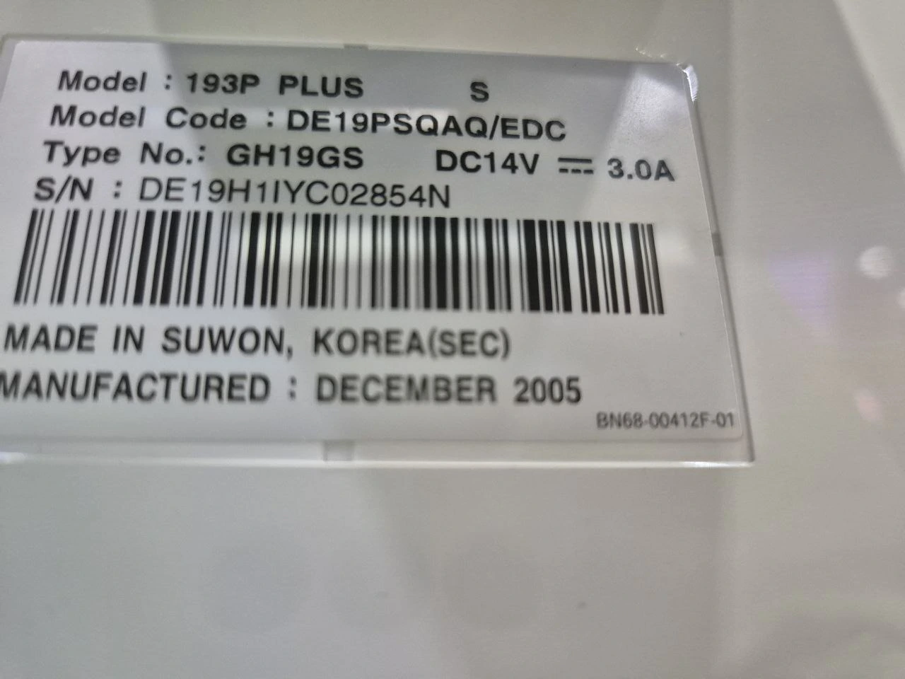 Монитор Samsung sync master 193p