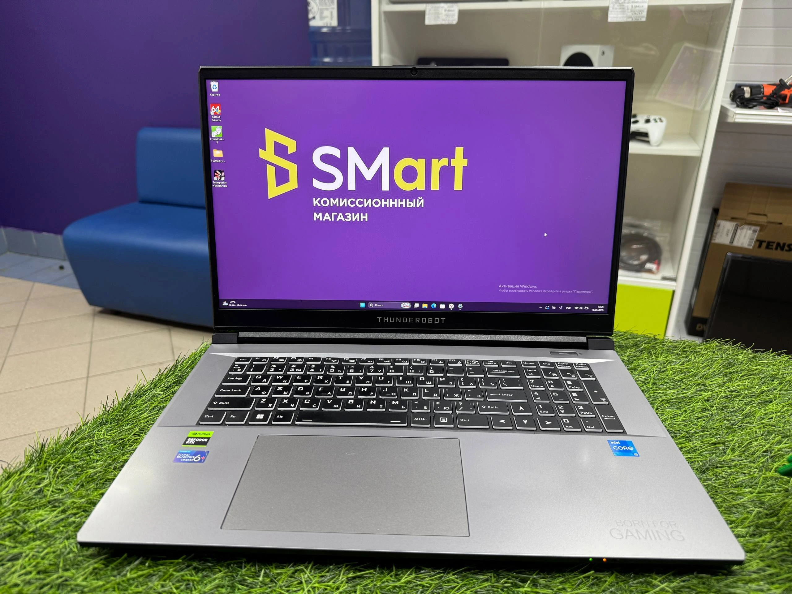 Игровой ноутбук Thunderobot 911 Plus SD Intel Core i5-12450H / RTX 3050 4GB