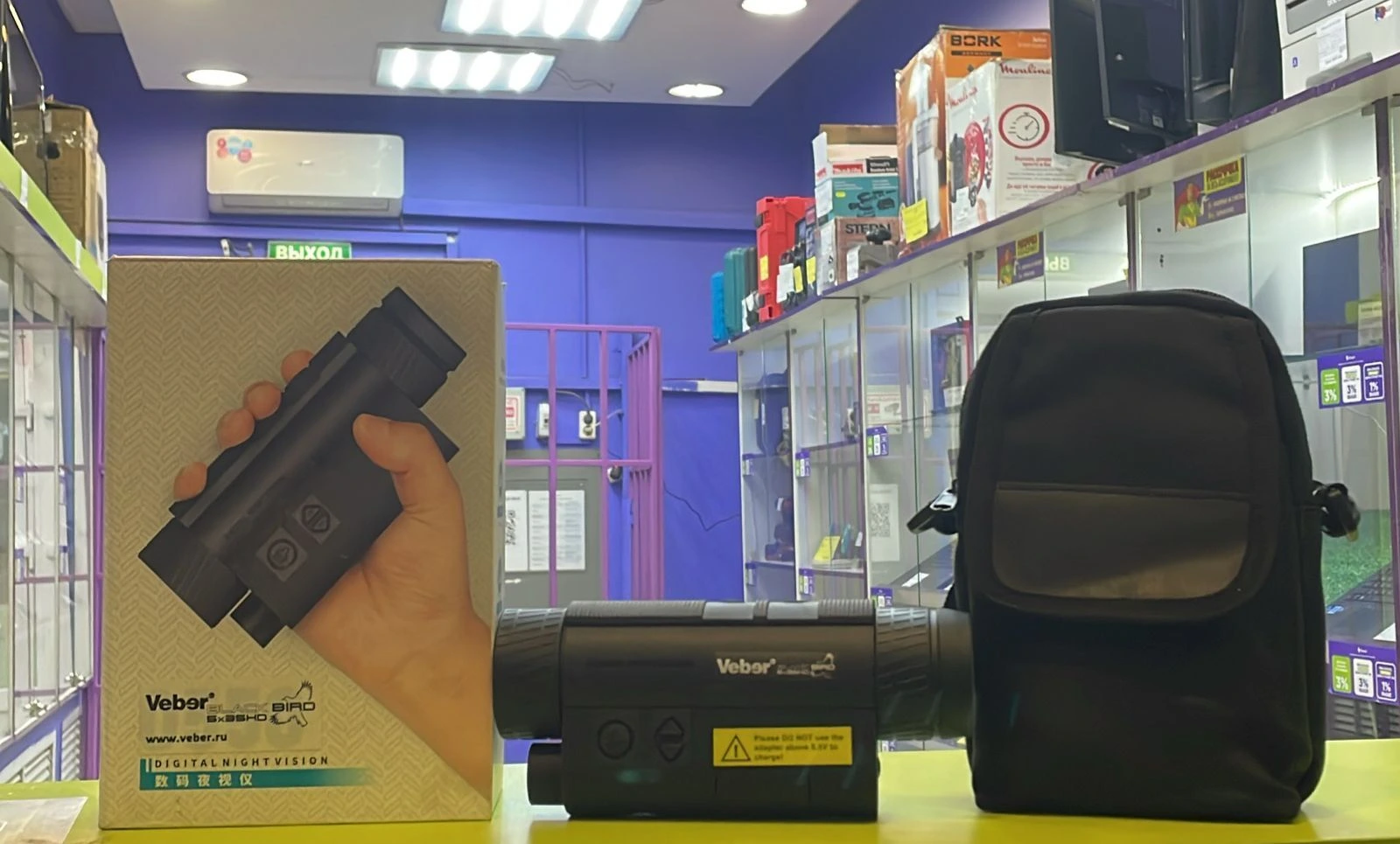 Монокуляр цифровой ночного видения Veber Black Bird 5x35HD