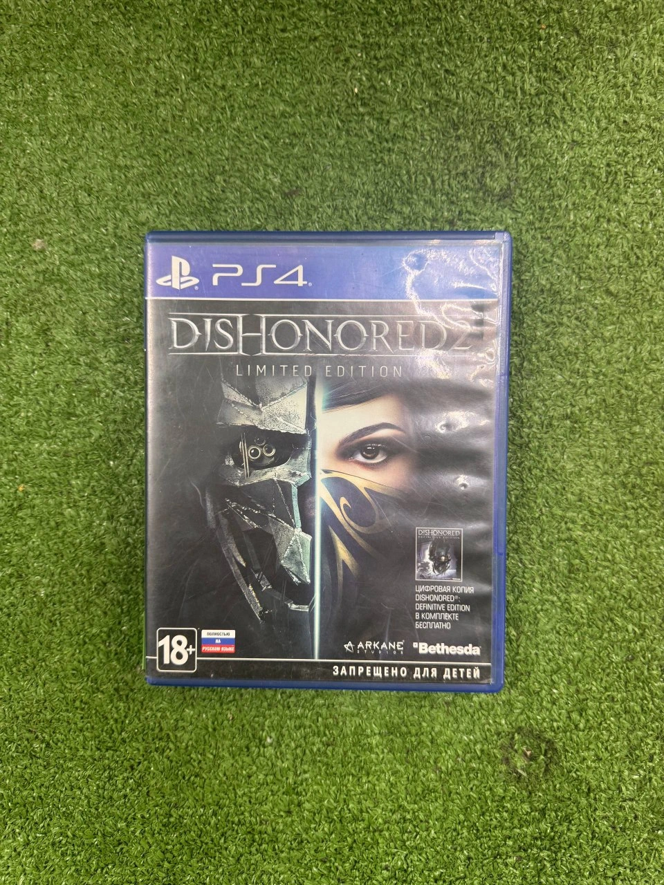 Диск на PS4 Dishonored 2