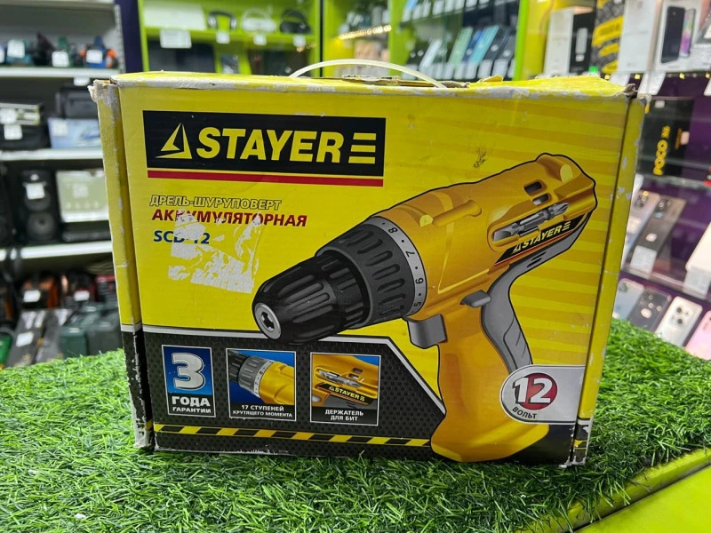 Дрель шуруповерт stayer scd-12