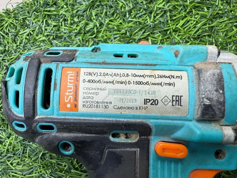 Шуруповерт sturm cd3212lt