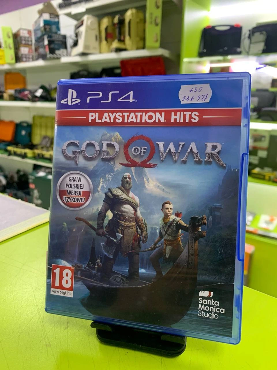 диск на ps4 god of war 2018