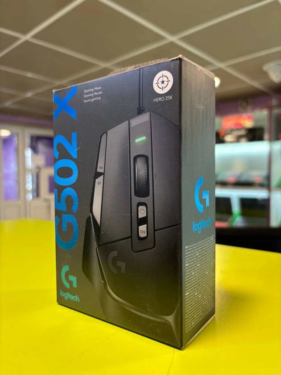 Мышь проводная Logitech G502 X [910-006142] черный