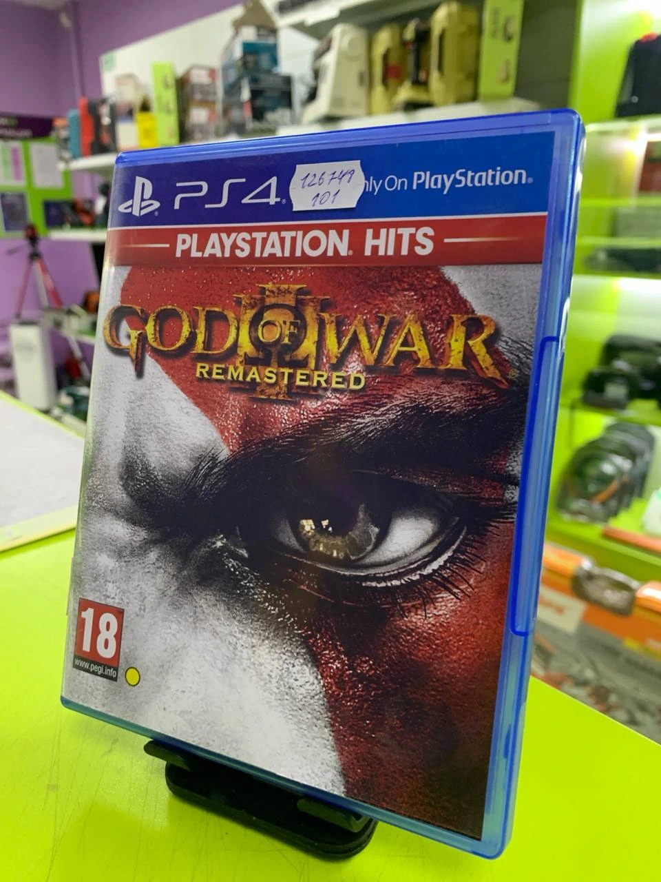 диск на ps 4 god of war remastered 3
