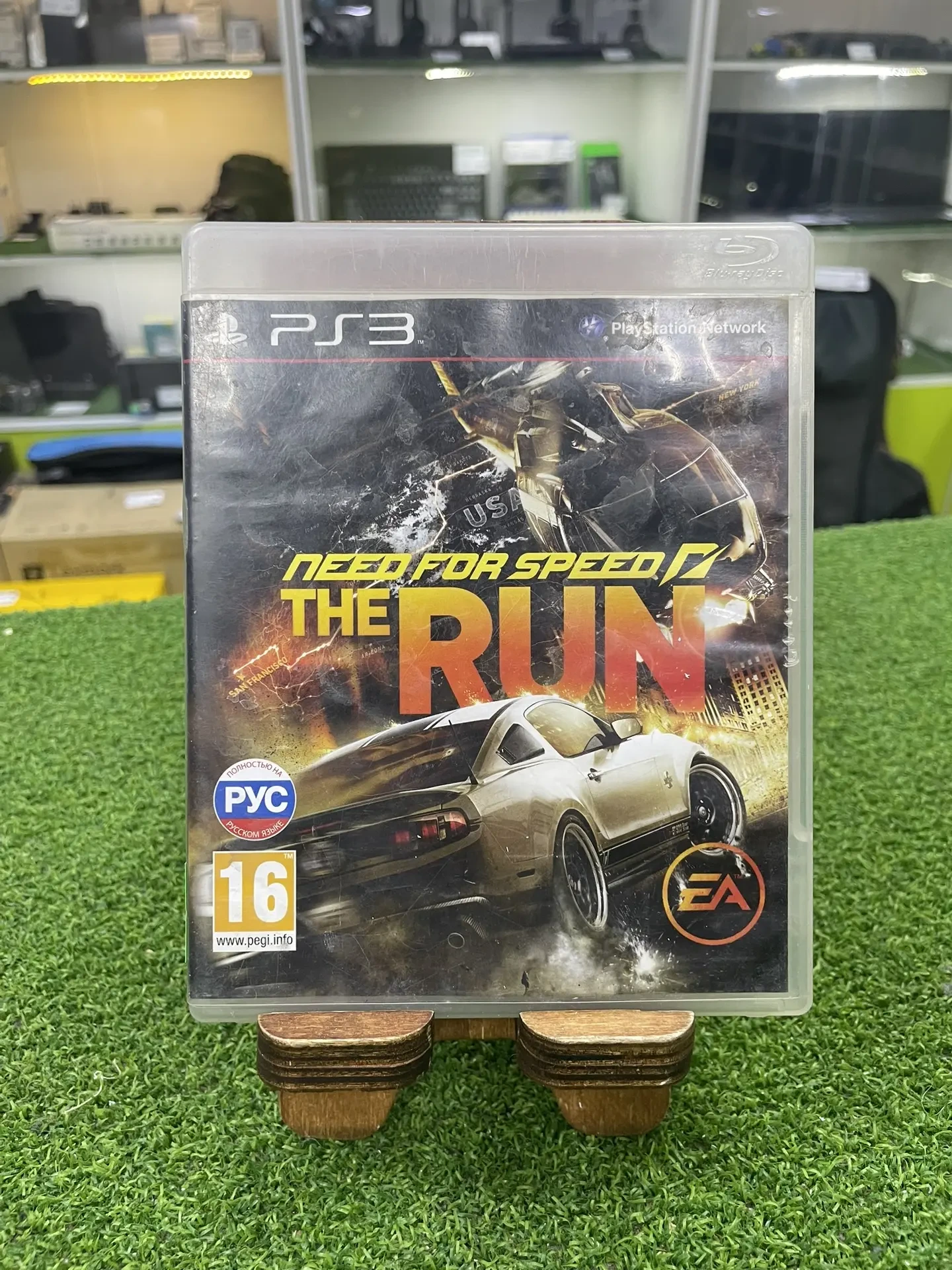 Диск Need For Speed The Run (PS3) полностью на русском