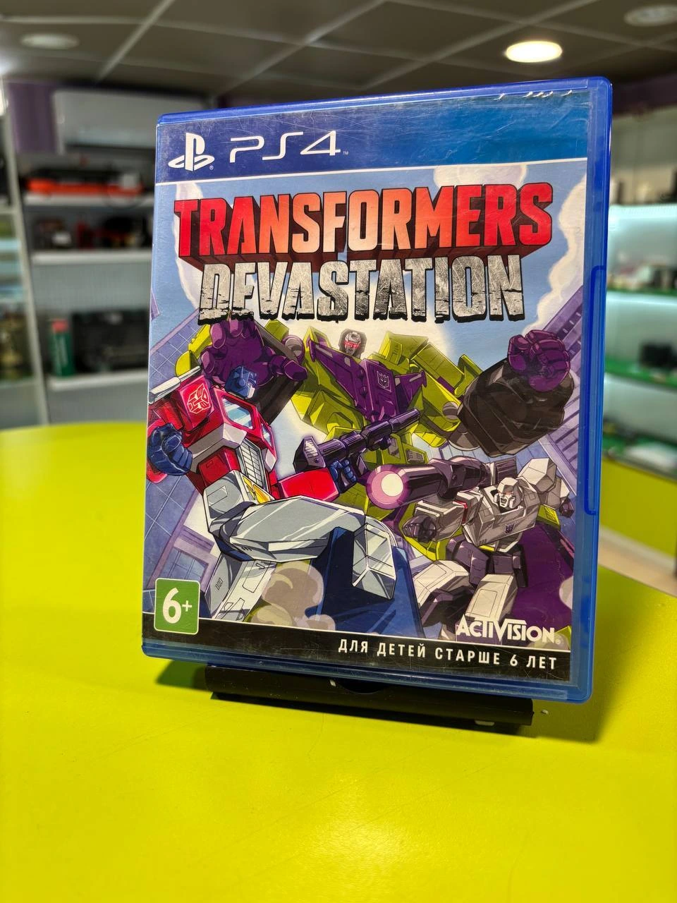 Диск на PS4 Transformers devastation