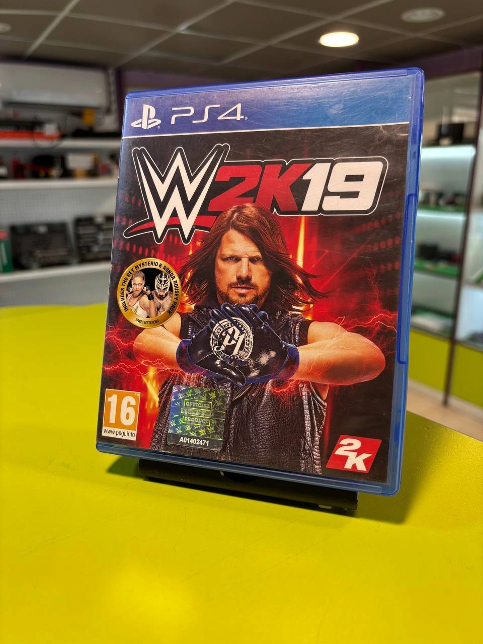 Диск на PS4 WWE 2K19