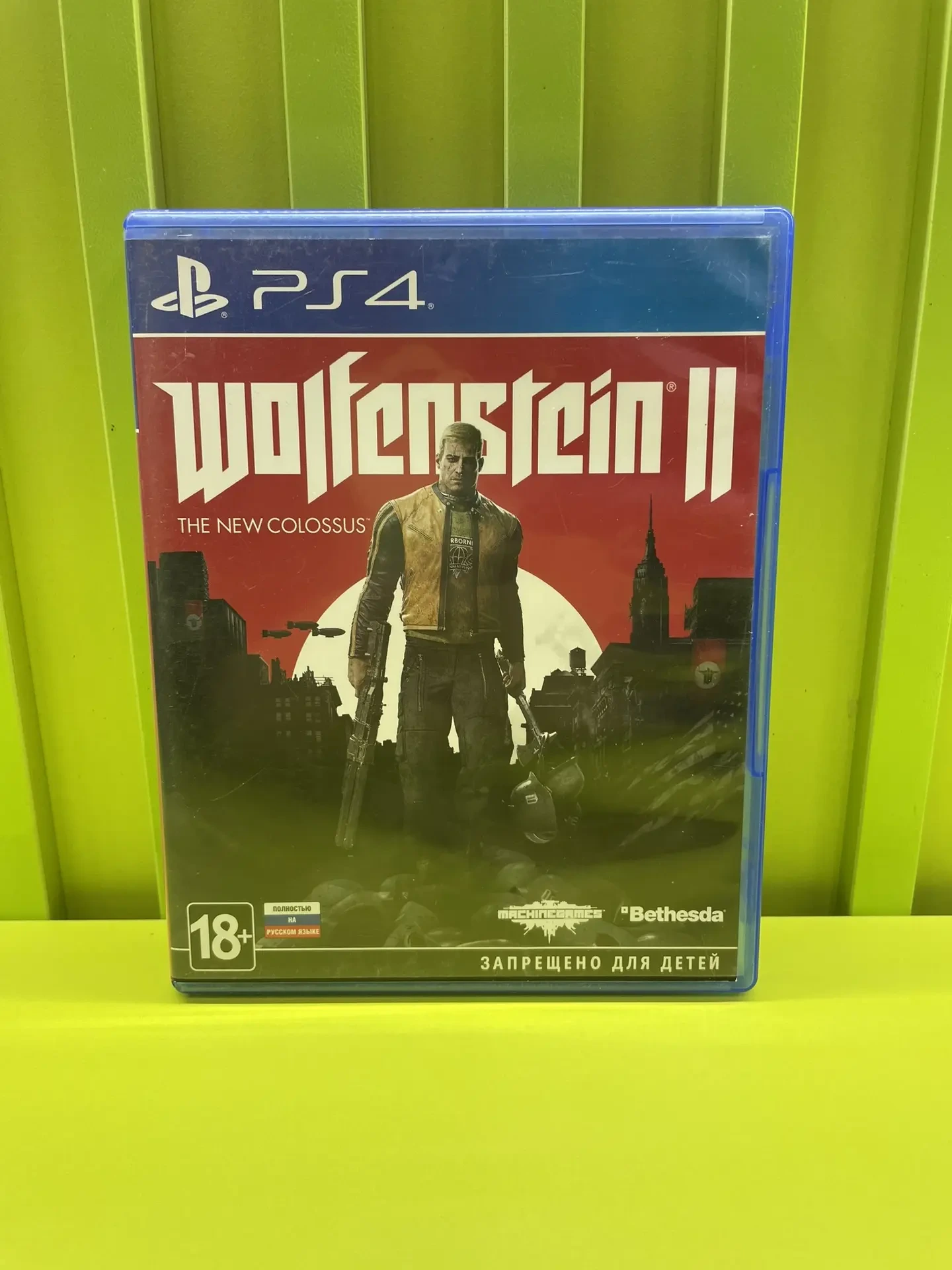 Диск на PS4 Wolfenstein 2