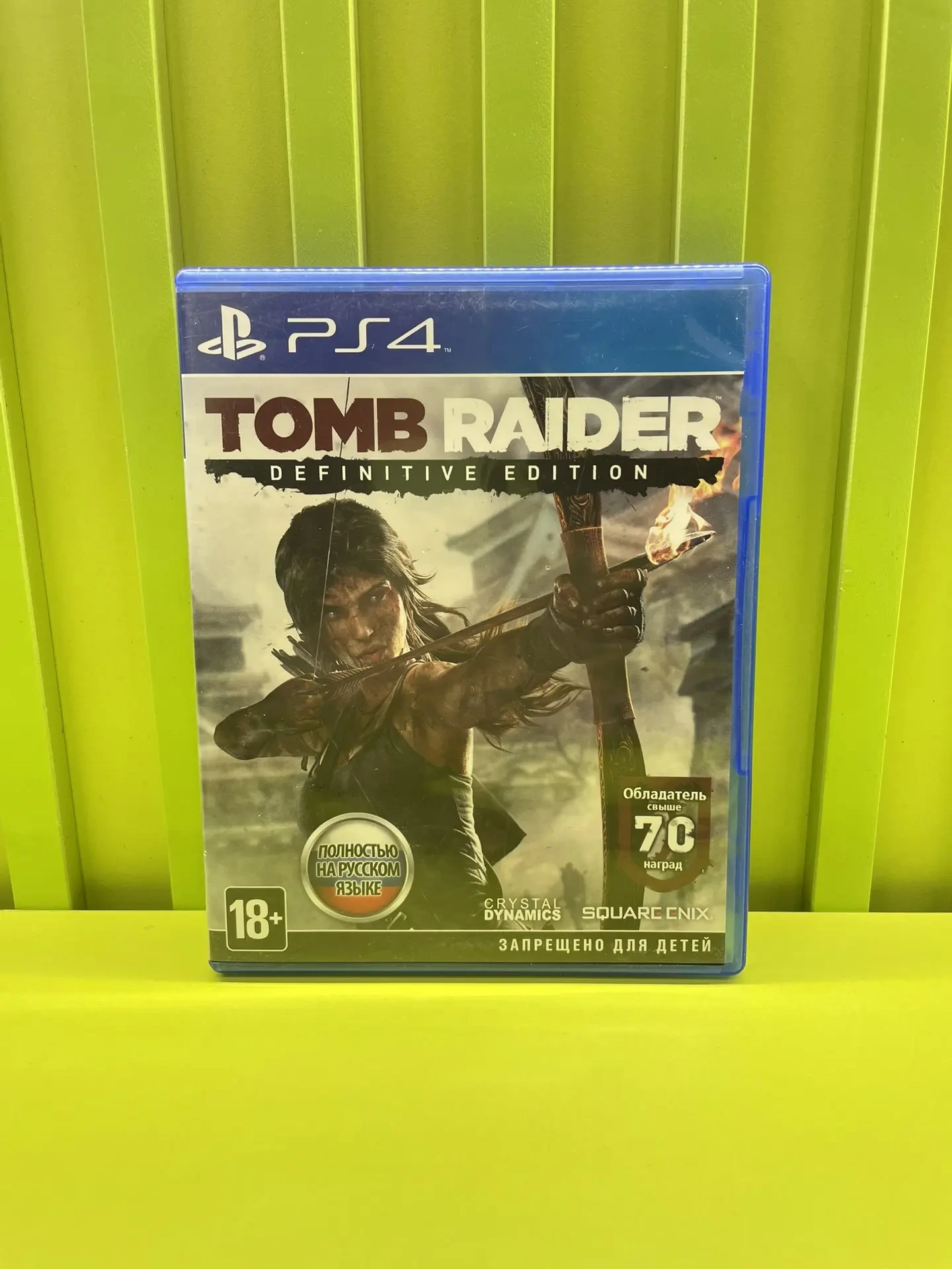 Диск на PS4 Tomb Raider Definitive Edition