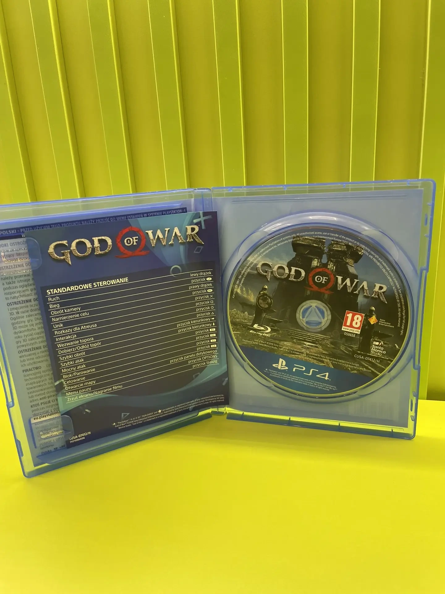 Диск на PS4 God of War (2018)