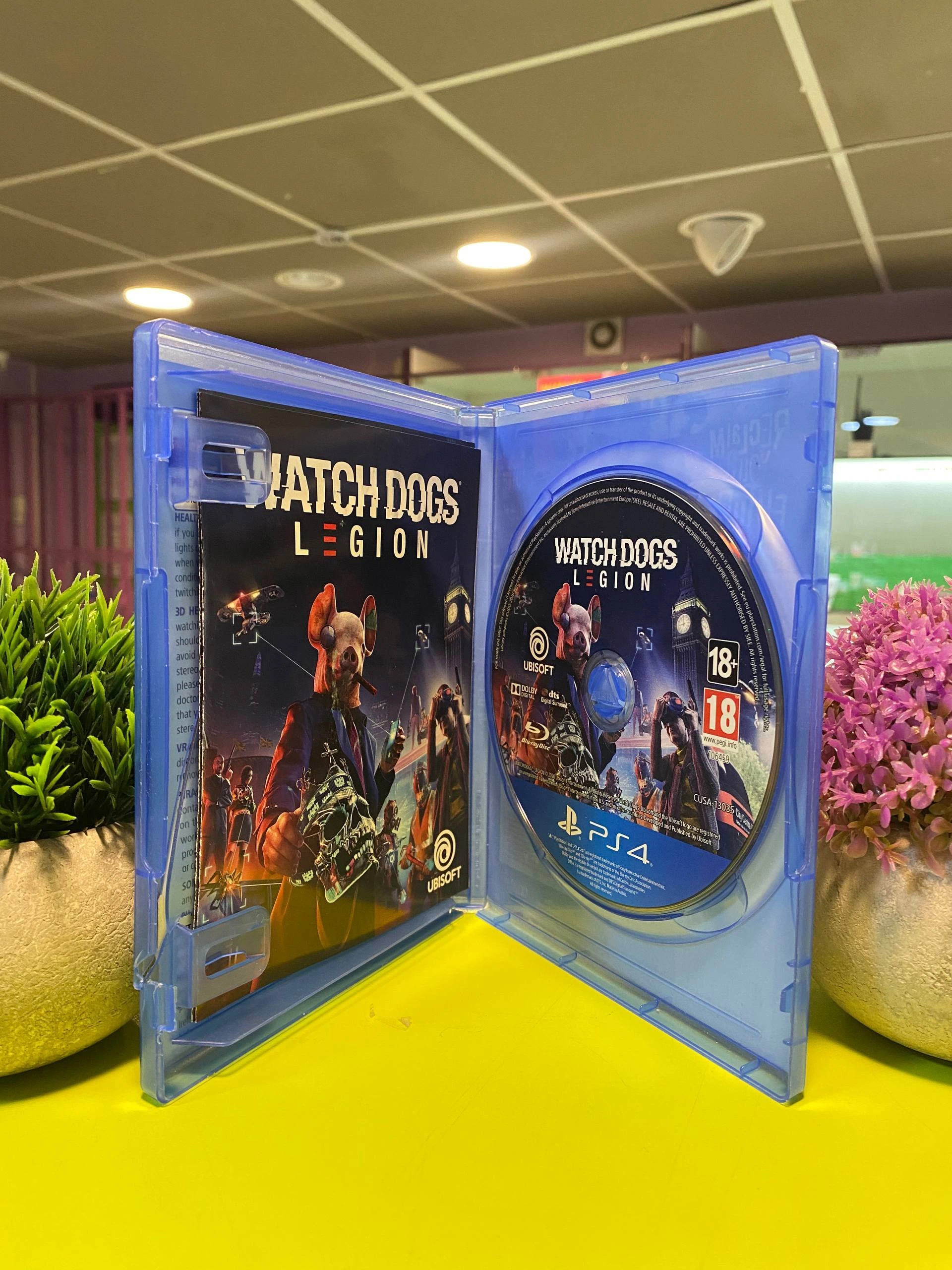 диск PS4 watch dogs legion
