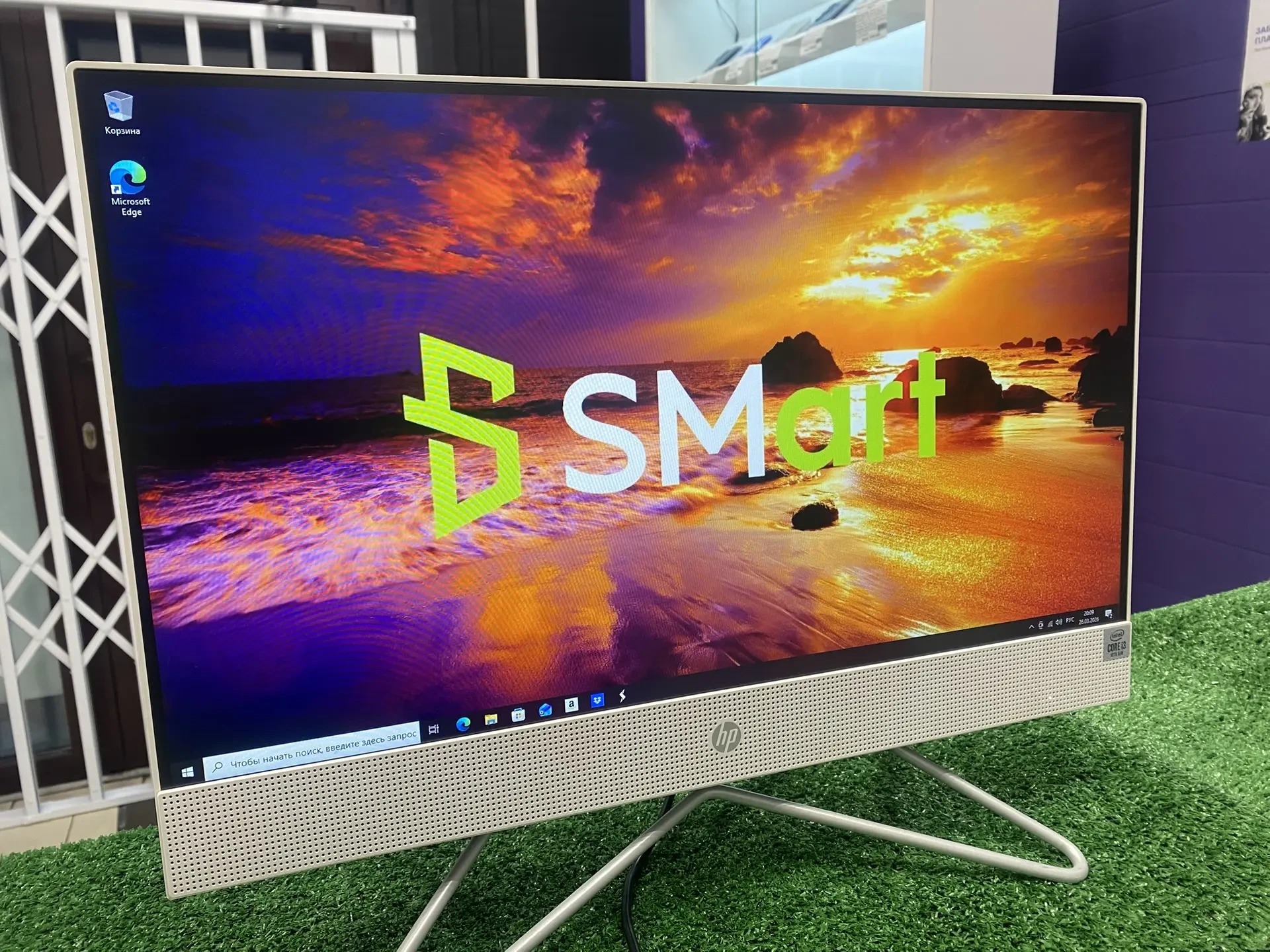 Моноблок Моноблок HP 22-df0100ur