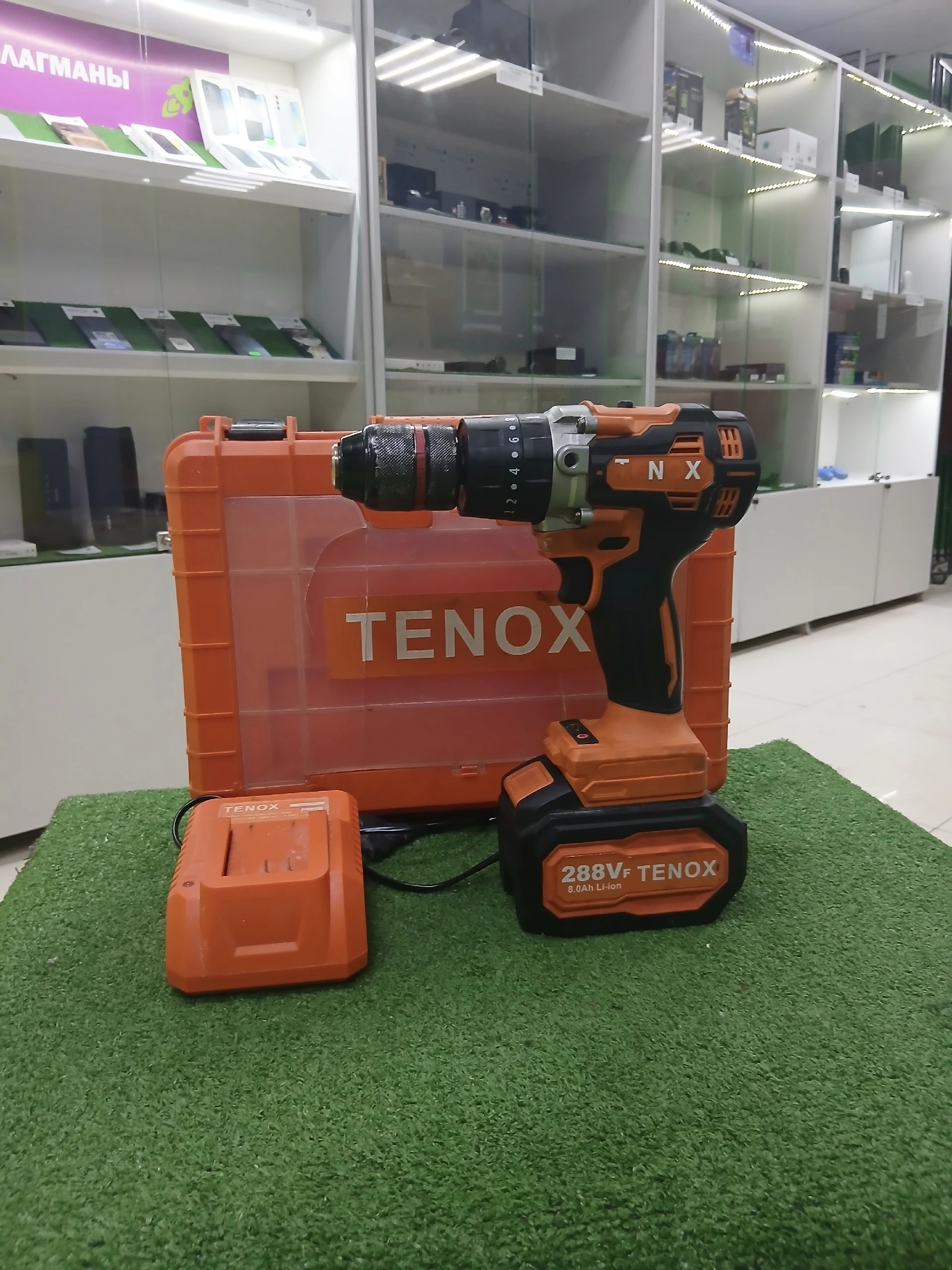 Дрель-шуруповёрт Tenox 288Vf, Ледобур
