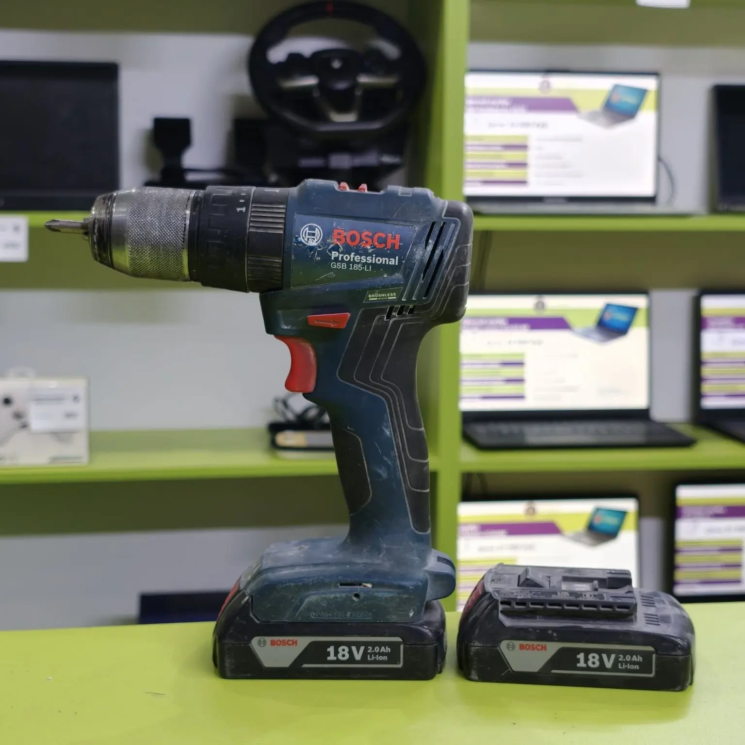 Дрель-шуруповерт Bosch GSB 185-LI PRO 18V