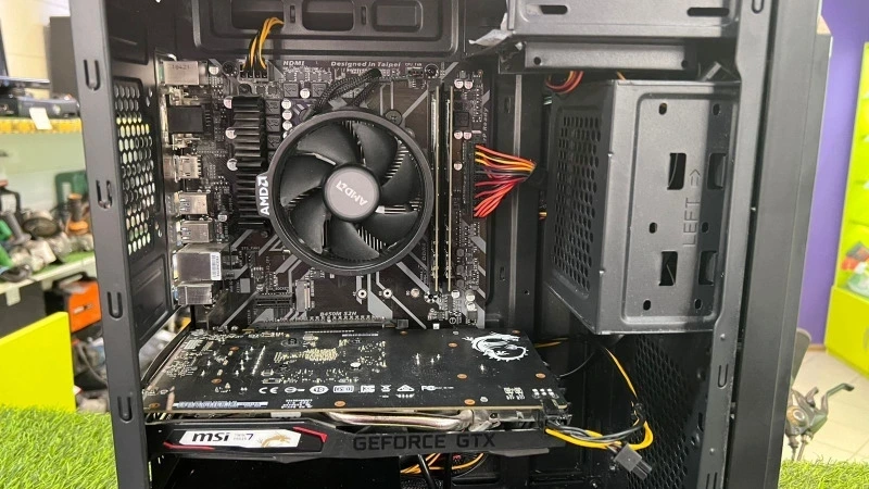ПК, AMD Ryzen 5 1600, GeForce GTX 1650, SSD 223 GB, RAM 8 GB