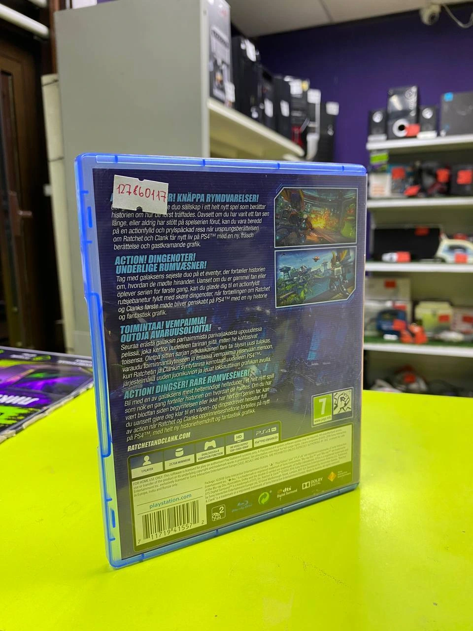 диск пс 4 ratchet and clank