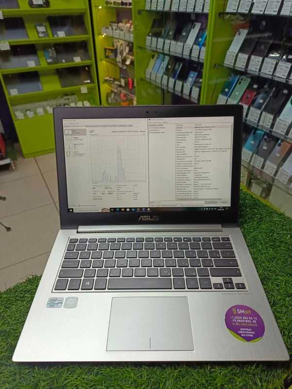 Ультрабук Asus (UX31A)(FHD) i7 3517U(1.9)/4096/SSD 256/Intel HD4000/WiFi