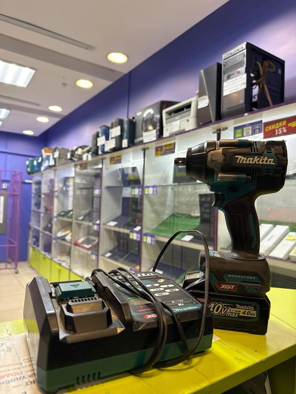 Гайковерт XGT Makita TW007G