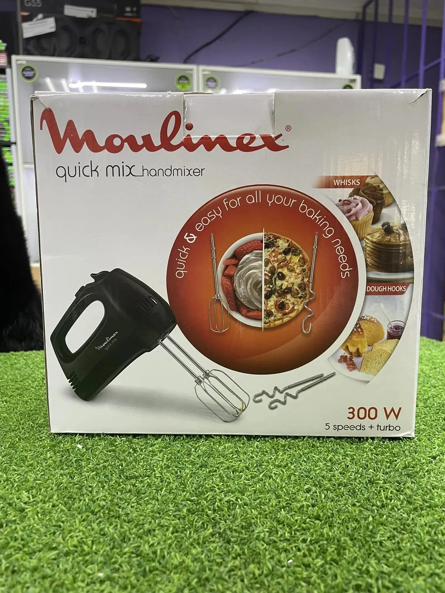 Миксер Moulinex Quick Mix HM3108B1 черный