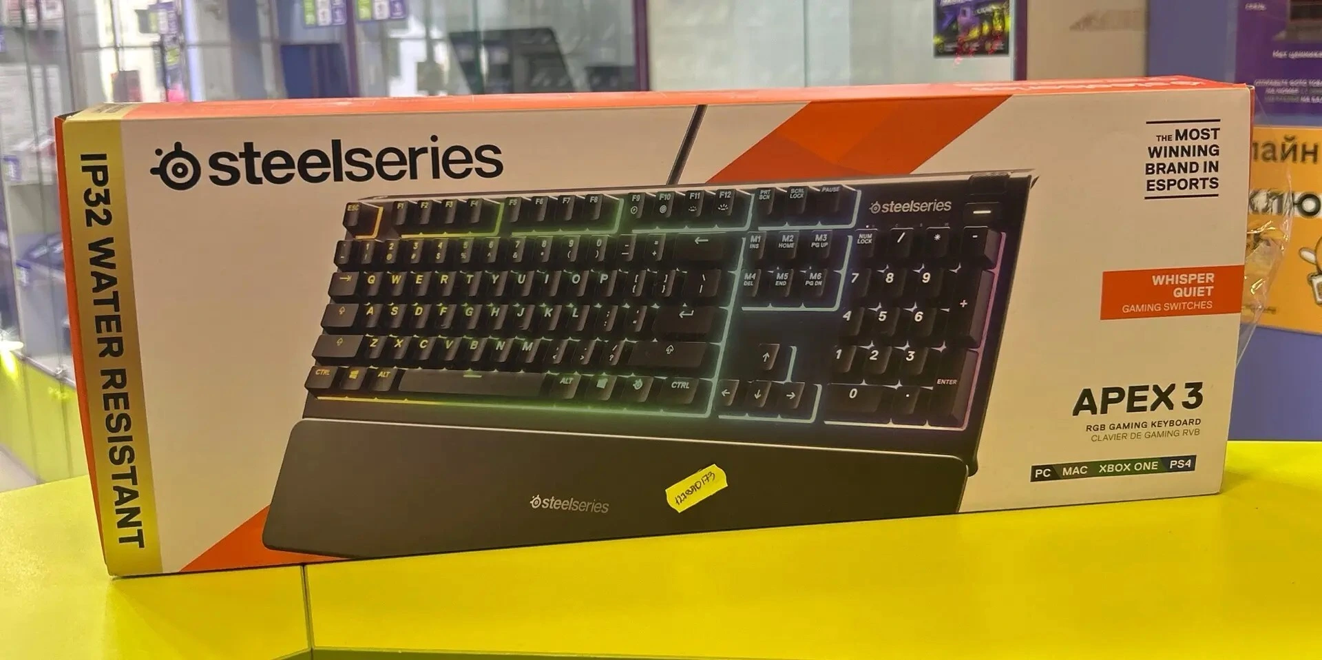 Клавиатура SteelSeries Apex 3