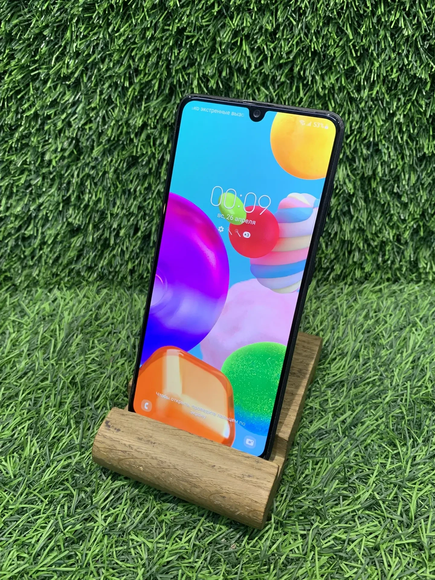 Смартфон samsung Galaxy A41 4/64Гб, Черный