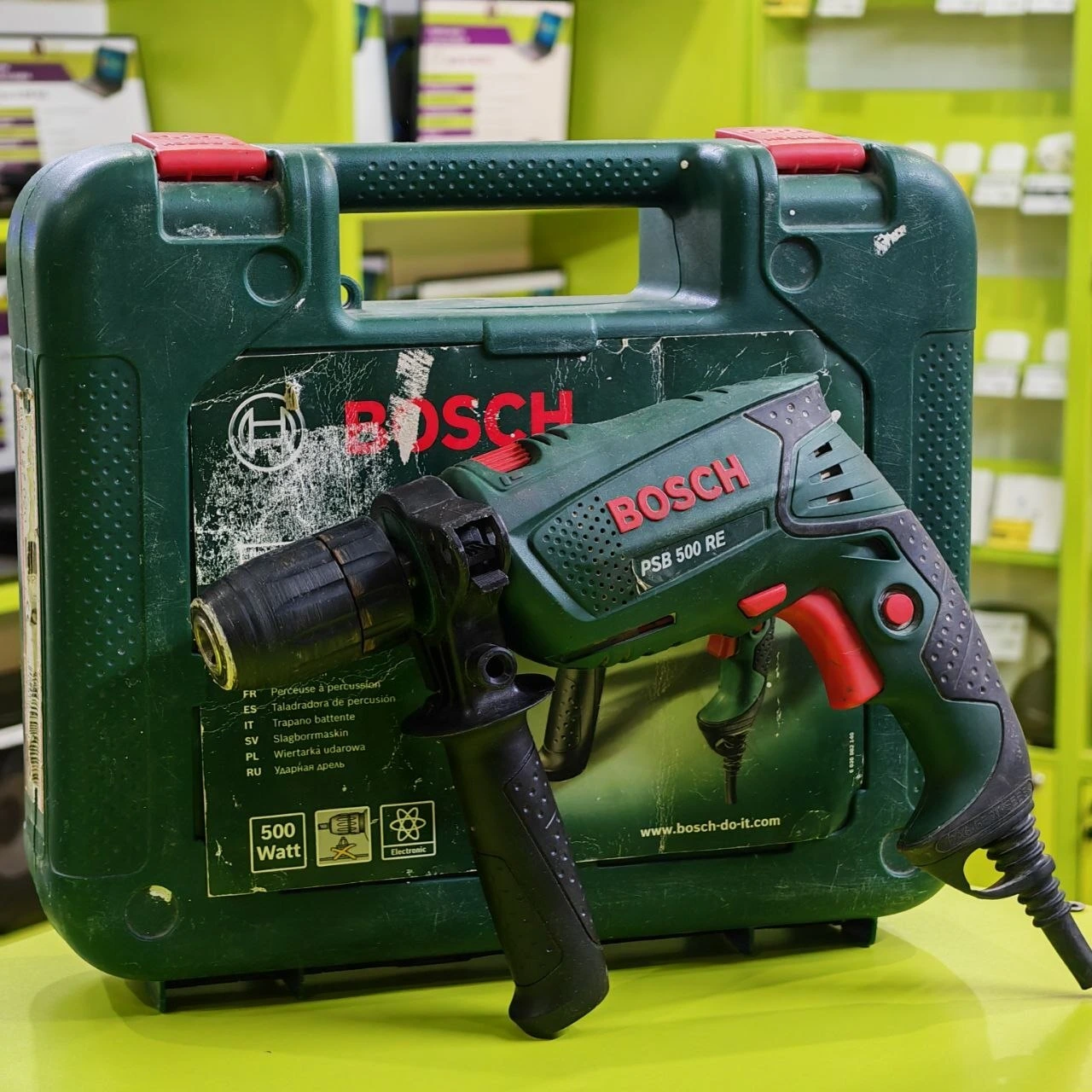 Ударная дрель Bosch PSB 500 RE