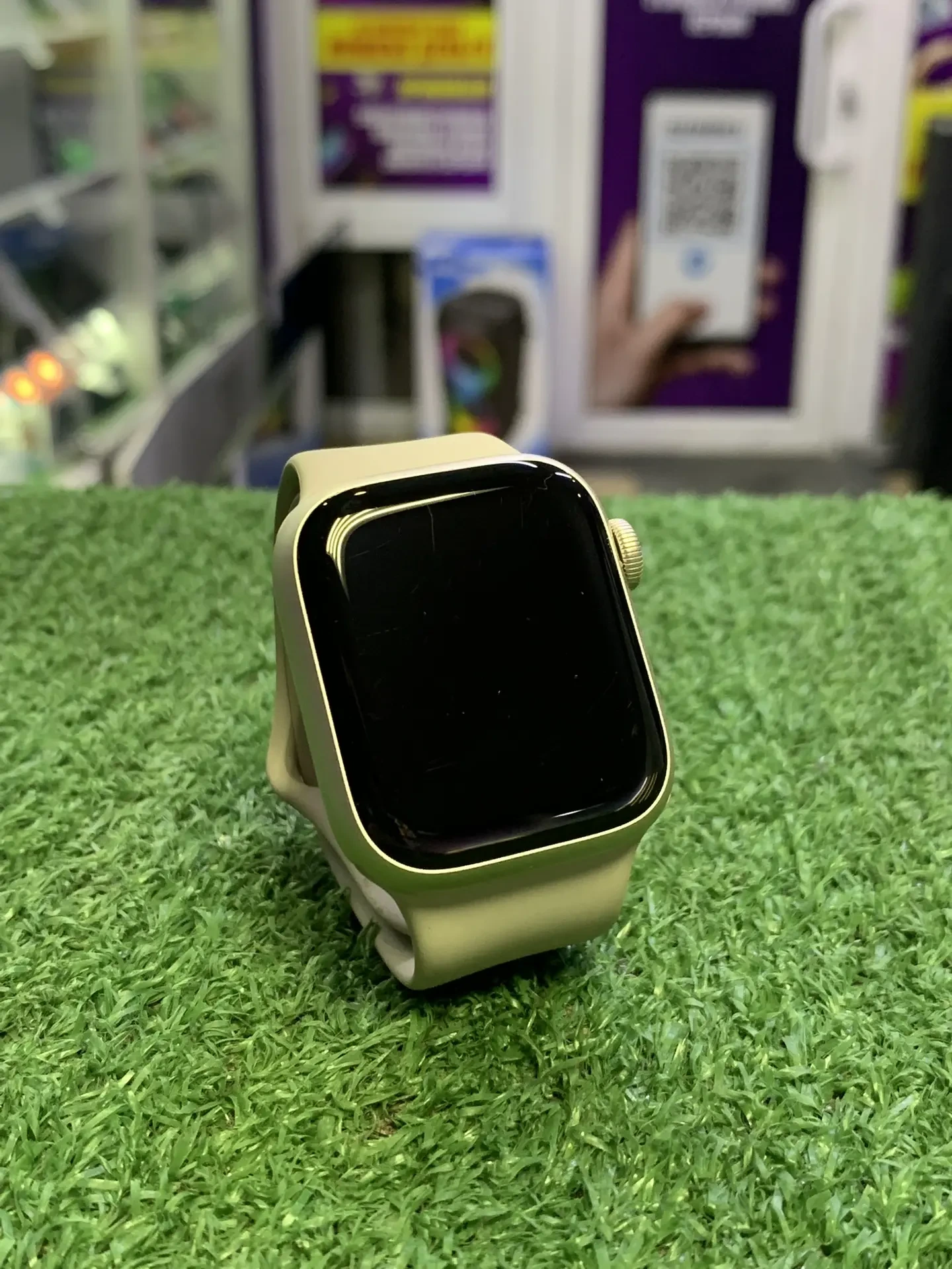 Часы watch 9 , Унисекс, Бежевый, Силикон