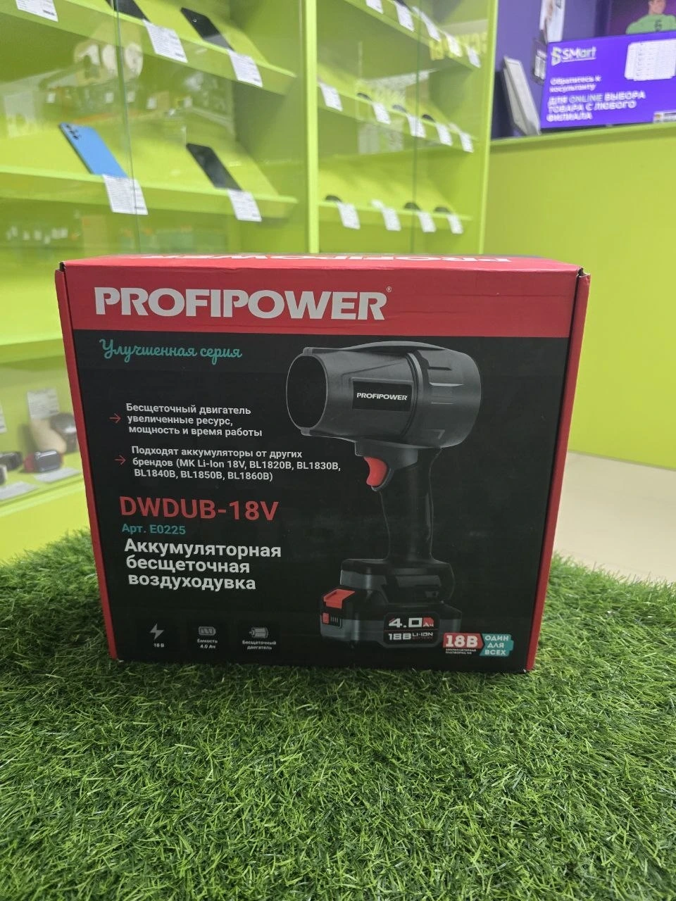 Аккумуляторная воздуходувка Profipower Tornado mkb