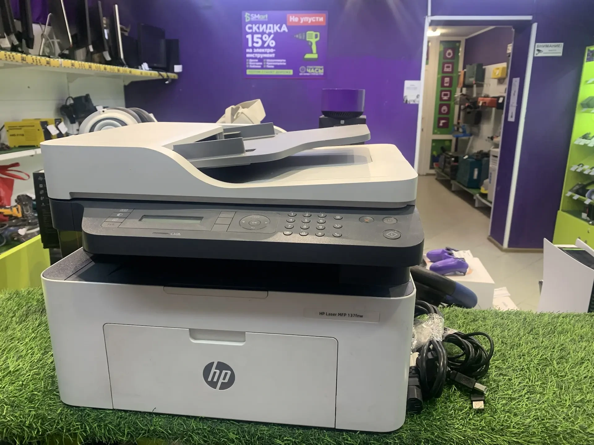 Лазерный МФУ hp laser 137fnw